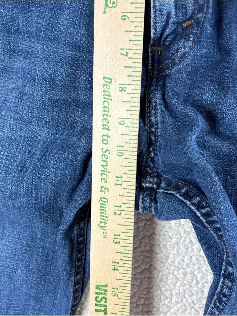 Levi Strauss & Co 569 Loose Straight Men’s W32 L30 Cotton Medium Wash Blue Jeans